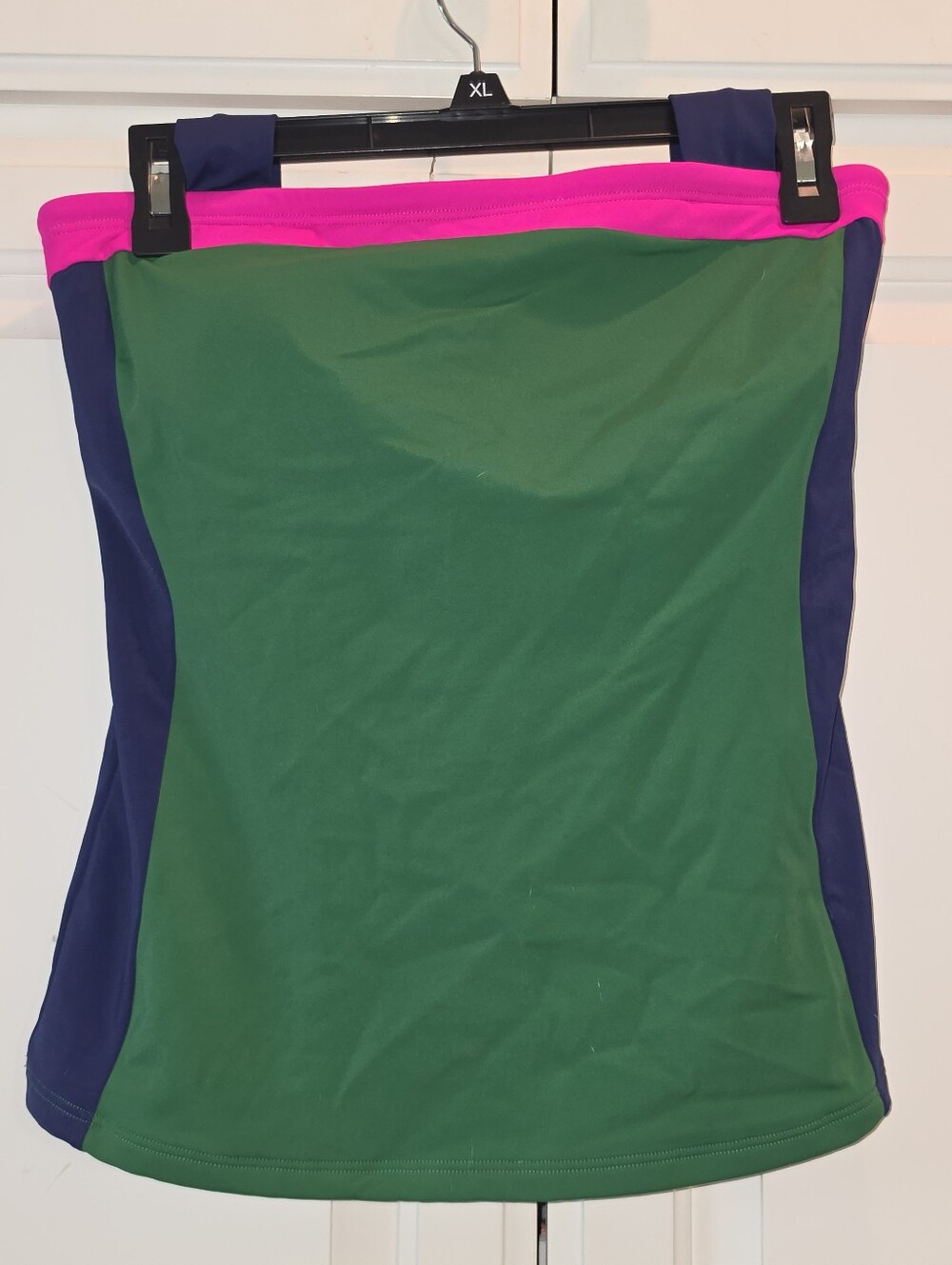 Boden Size 10 Colorblock Tankini Top in Green, Navy & Hot Pink